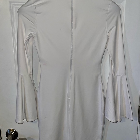 BeBe Bodycon Dress, Bell Sleeves - Picture 3 of 3